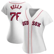 White Replica Zack Kelly Women's Boston Red Home Jersey